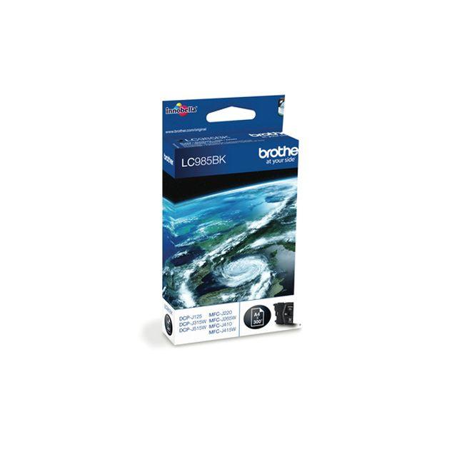 Foto van Toner voor Brother DCPJ125 - Zwart - code LC985BK