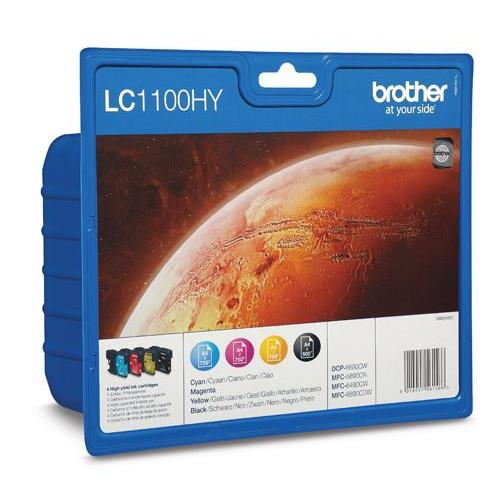 Foto van Value Pack 4 cartridges LC1100HY - LC1100HYVALBP