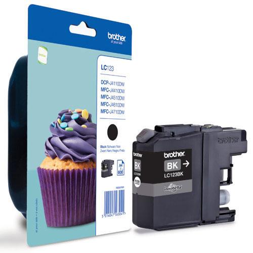 Foto van Brother inktcartridge zwart - LC-123BK