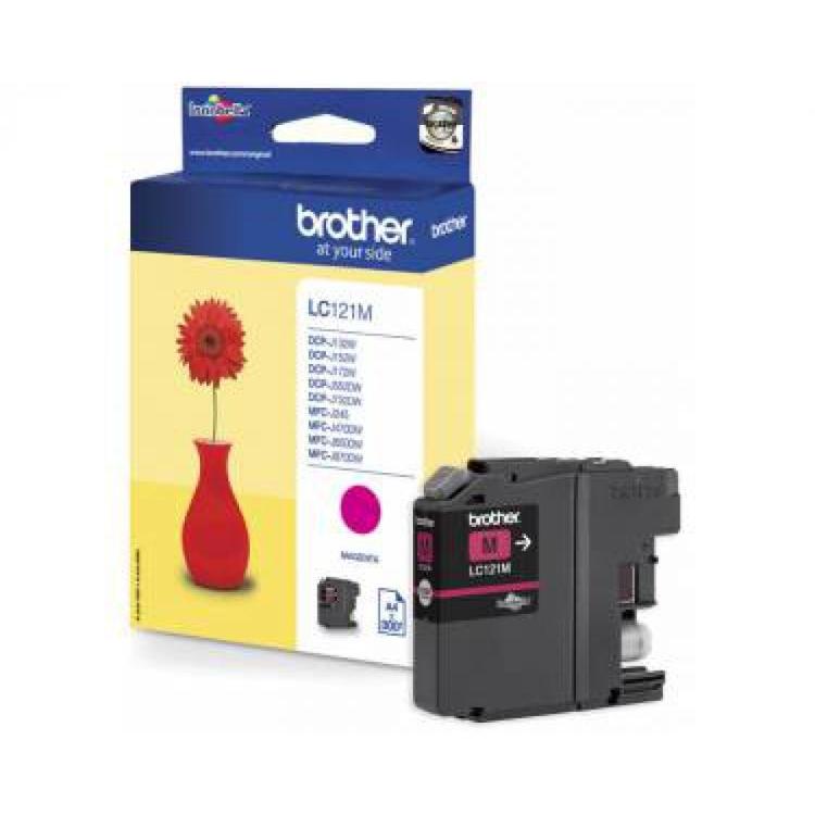 Foto van Brother-cartridge - LC121M - magenta