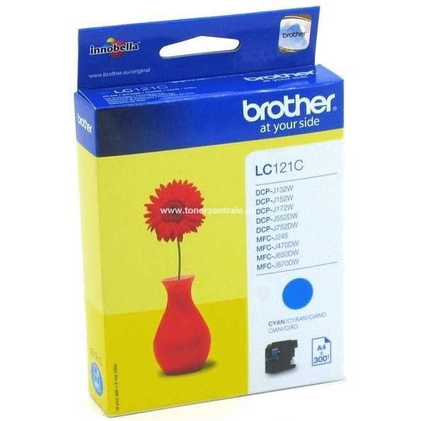 Foto van Brother-cartridge - LC121C - cyaan