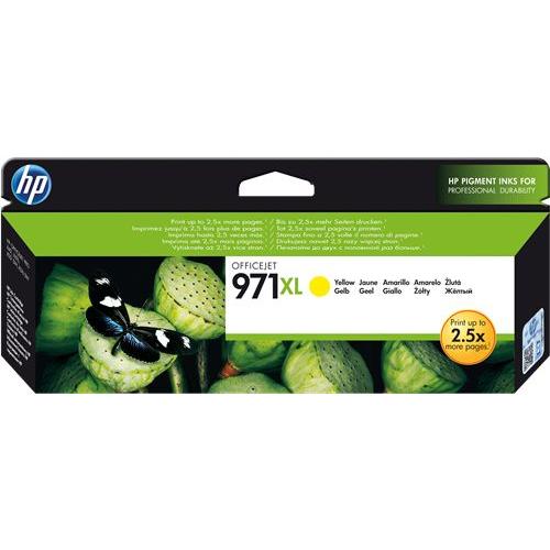 Photo de Cartouche HP 971 XL jaune - HPCN628AE