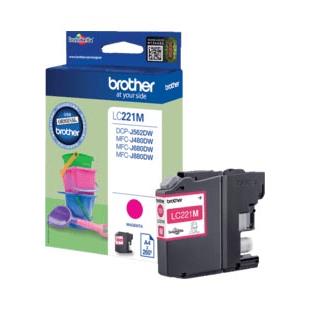Foto van Brother LC221M- magenta toner