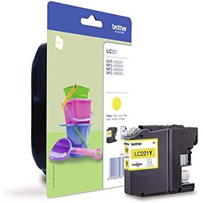 Foto van Brother LC221Y- gele toner