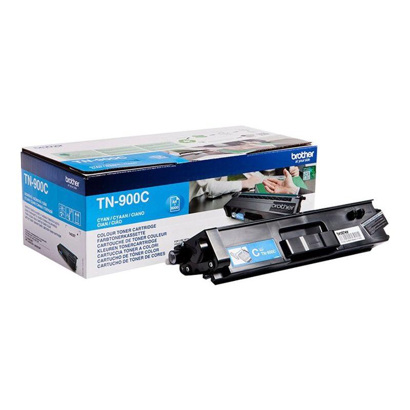 Foto van Brother TN900C toner - 6000 pagina's - cyaan