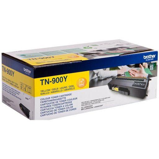 Foto van Brother TN900Y toner - 6000 pagina's - geel