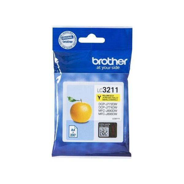 Foto van Brother LC3211Y gele toner