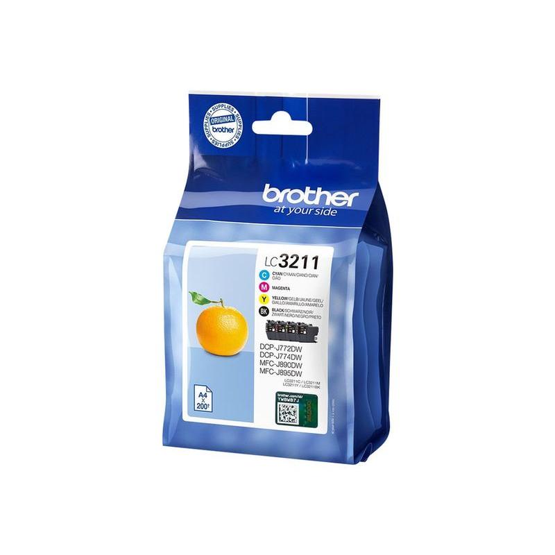 Foto van Waardepakket Brother LC 3211 4 kleuren