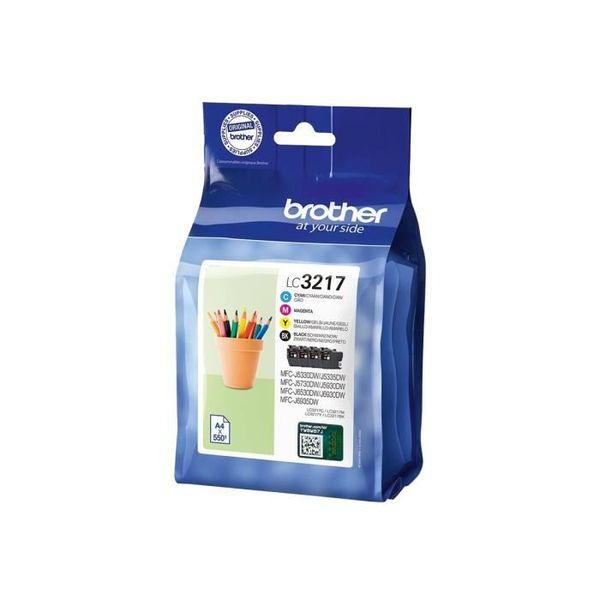 Foto van Waardepakket Brother LC 3217 (4 kleuren) - Veelkleurig - Brother