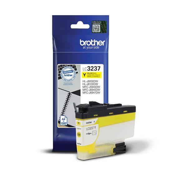 Foto van Gele patroon Brother LC3237Y