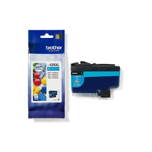 Photo de Cartouche jet dencre Brother cyan HC- LC426XLC - Bleu - Brother