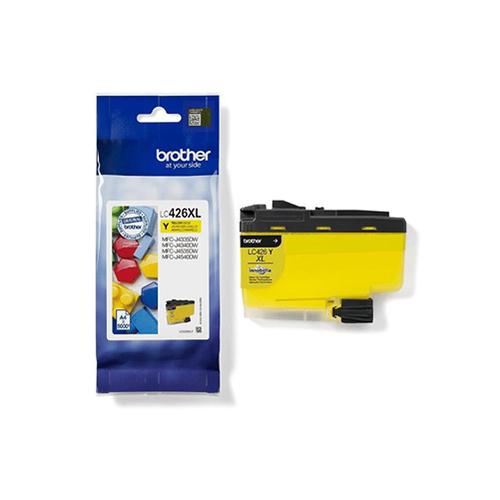 Photo de Cartouche jet dencre Brother jaune HC- LC426XLY - jaune - Brother