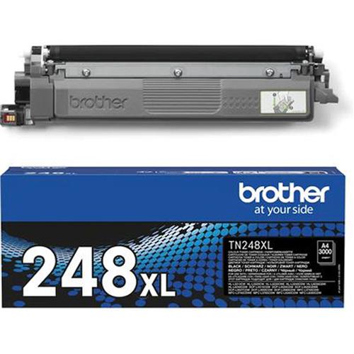 Foto van Brother TN248XLBK zwarte toner - Zwart - Brother