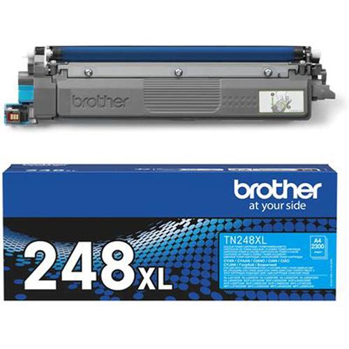 Photo de Toner Brother cyan TN248xlC - Bleu - Brother