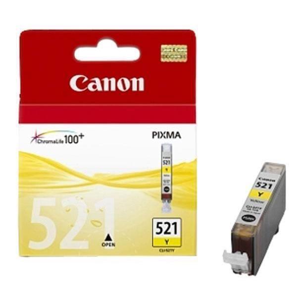 Photo de Cartouche CANON CLI 521 JAUNE - CAN22349/22334