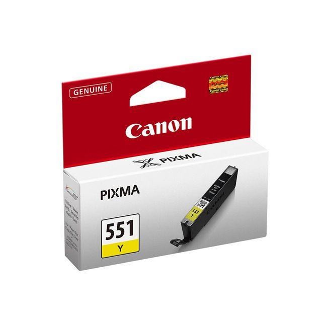 Photo de Cartouche CANON CLI-551 jaune - CAN64005