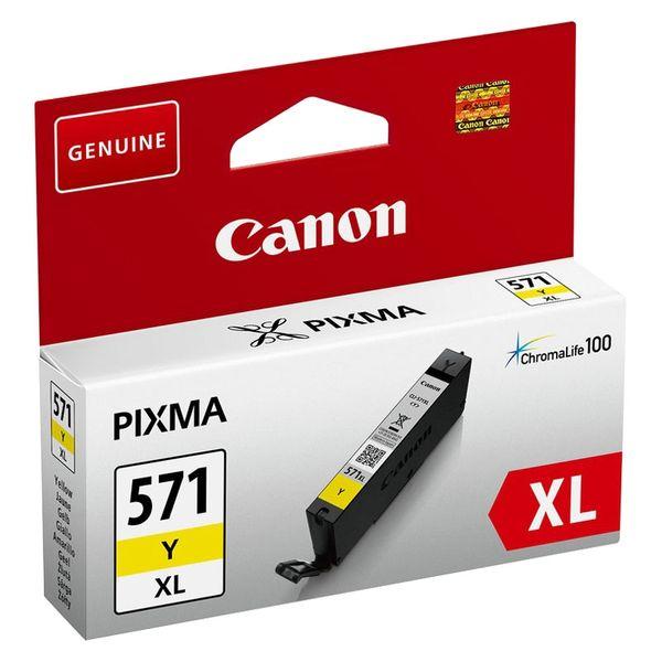 Photo de Cartouche - CLI-571XL - Jaune - Canon