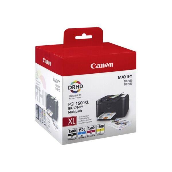 Photo de Cartouche Canon PGI1500XL CMYK value pack