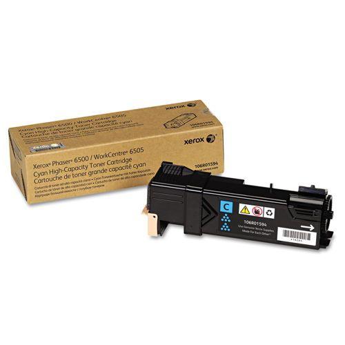 Photo de TONER XEROX 6500/6505 CYAN - 106R01594