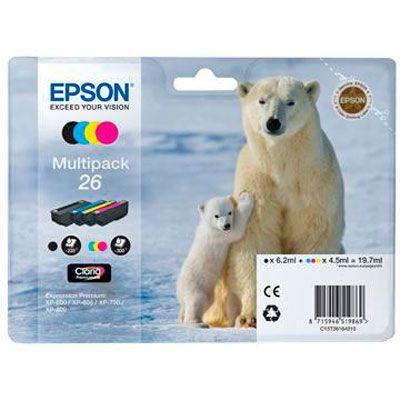 Photo de Multipack EPSON 26 C/M/Y/K - EPST26164010