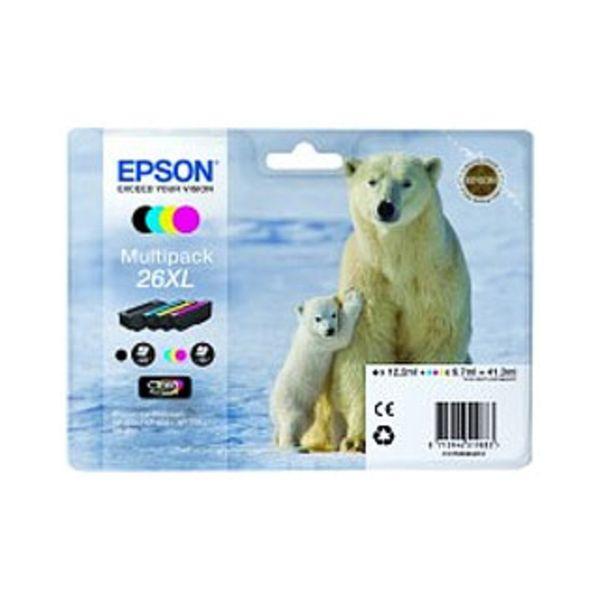 Photo de Multipack EPSON 26XL C/M/Y/K - EPST26364010