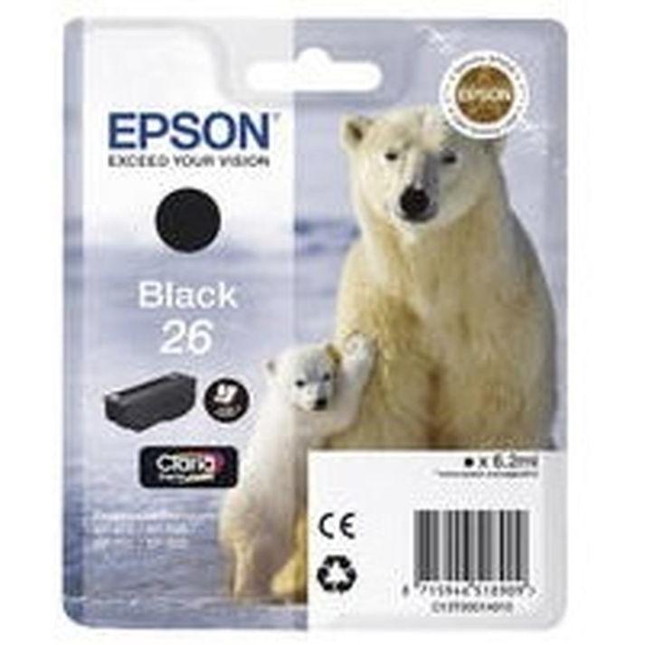 Photo de Cartouche EPSON 26 - NOIRE-6.2ML- CODE C13T26014010