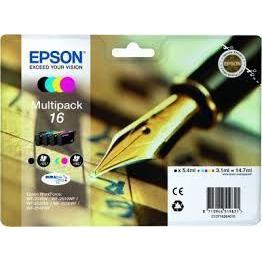 Photo de Cartouche jet d'encre Epson 16 pack noir + couleur - T162640