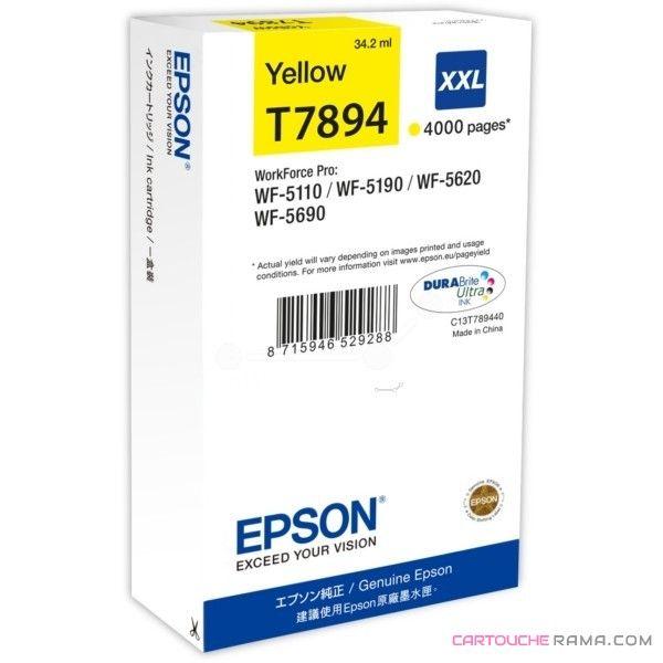 Photo de Cartouche Epson jaune HC - T789440