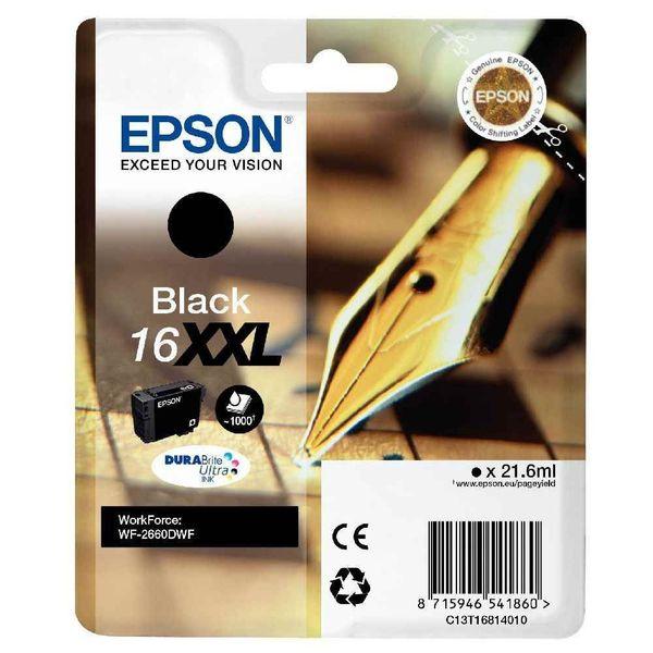 Photo de Cartouche Epson noir HC+ T168140 - Noir - Epson