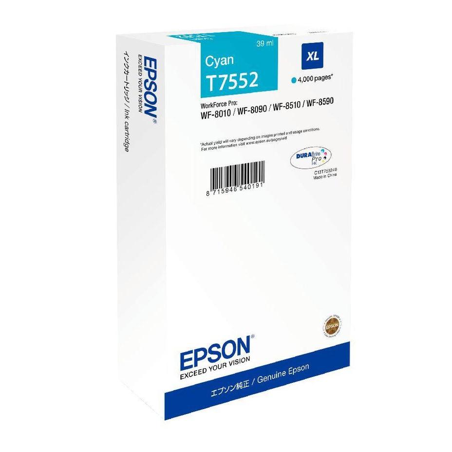 Photo de Cartouche Epson cyan HC+ T755240