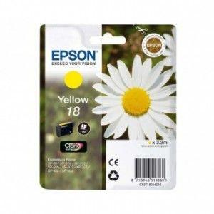 Photo de Toner Epson 18 - jaune - 3ml- code EPST180440