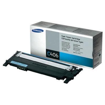 Photo de Toner Samsung CLX-330S - cyan  code CLT-C406S