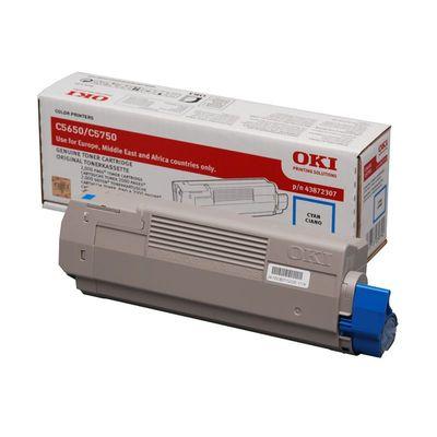 Photo de Toner pour OKI C5650/5750 - bleu - code OKI72307