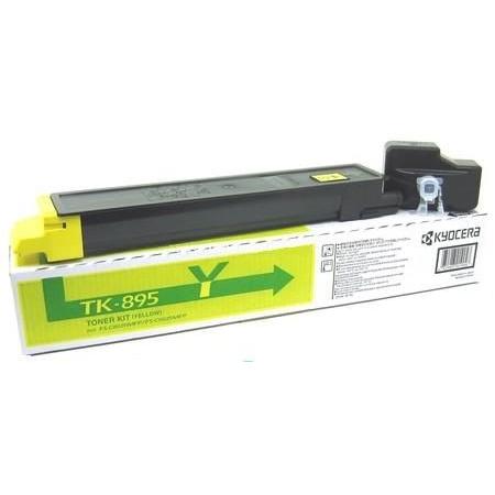 Photo de Toner pour KYOCERA TK-895 yellow - TK895Y