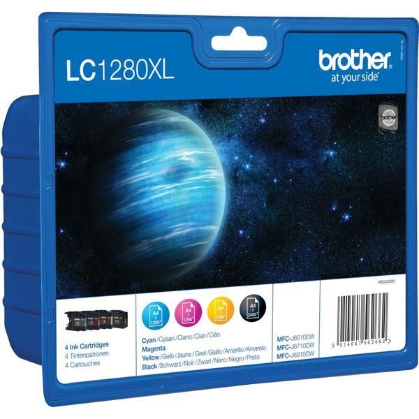 Foto van LC1280XL kleur+zwart verpakking - LC1280XLVALBP
