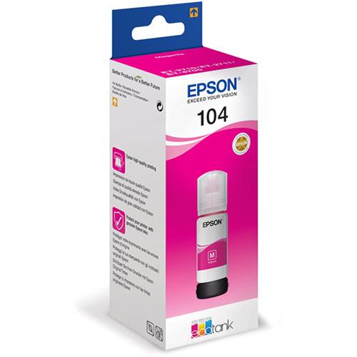 Photo de Cartouche Magenta EPSON 104 Ecotank 4700 - EPST00P340 - Mauve - Epson