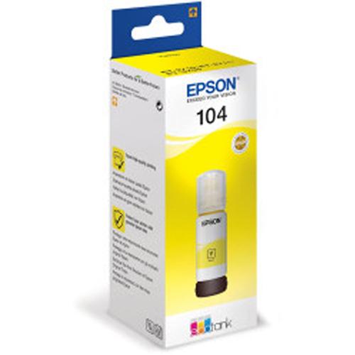 Photo de Cartouche Yellow EPSON 104 Ecotank 4700 - EPST00P440 - jaune - Epson