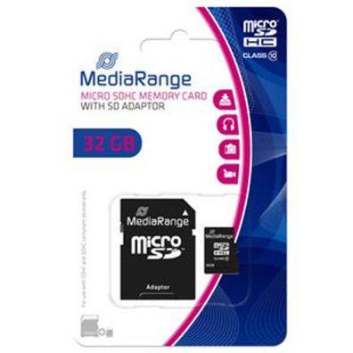 Photo de Carte Micro SD class 10 32GB - MediaRange