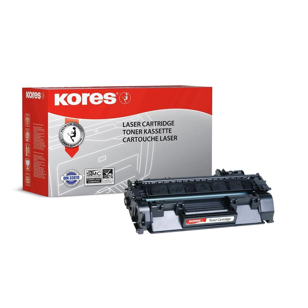 Photo de Cartouche laser compatible HP n°05A - Noir - Kores