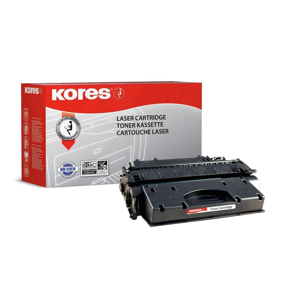 Photo de Cartouche laser compatible HP n°05X - Noir - Kores