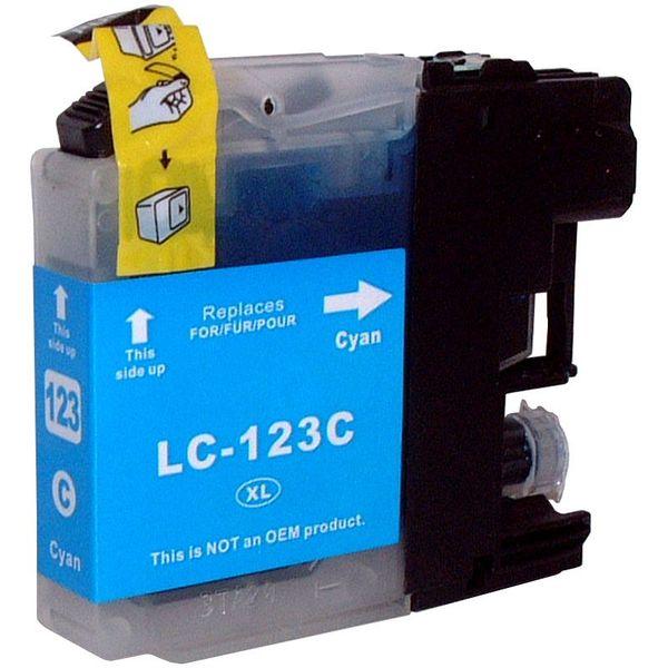 Photo de Cartouche LC123C cyan compatible