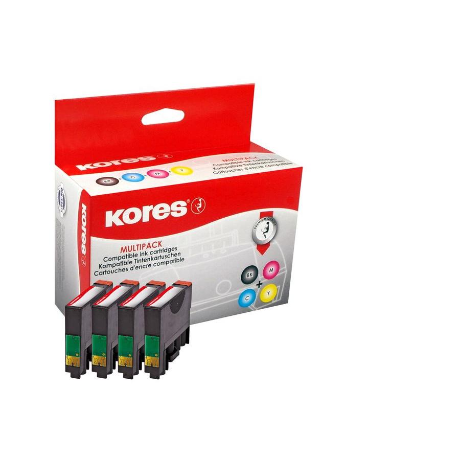 Photo de Cartouche compatible pour Epson T163 - Multicolore - Kores