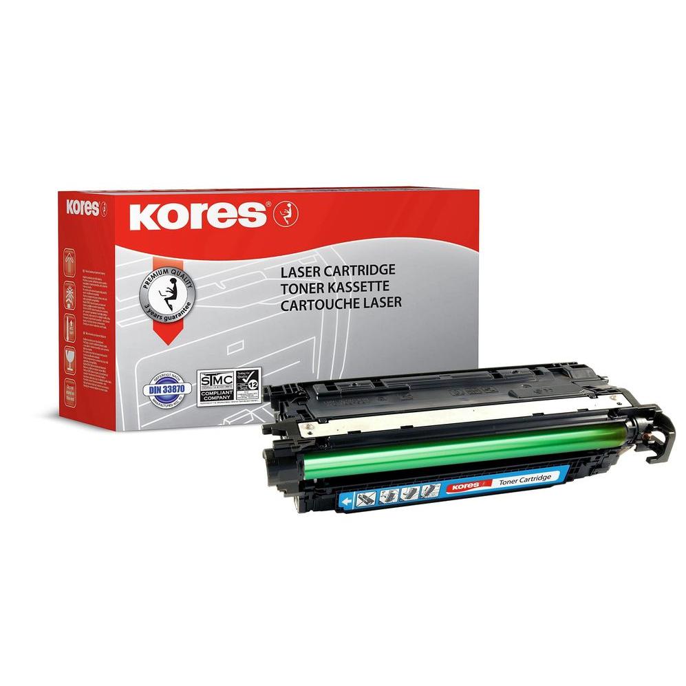 Photo de Toner compatible pour CP4025 - cyan - code HPCE261A