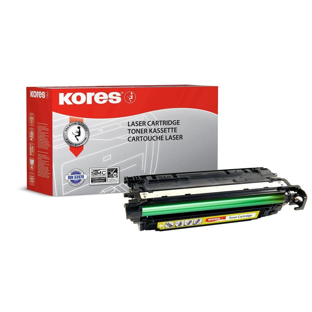 Photo de Toner compatible pour CP4025 - jaune - code HPCE262A