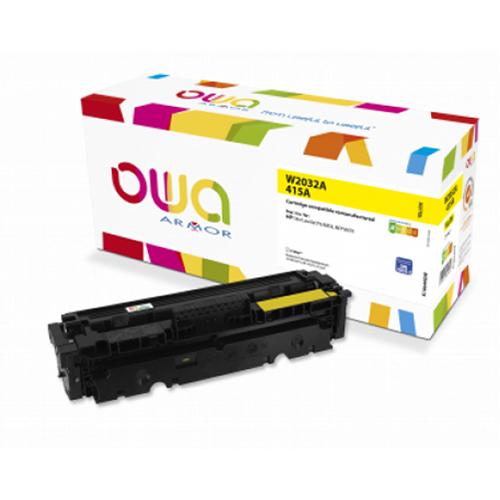 Photo de Toner compatible W2032A - jaune - Armor