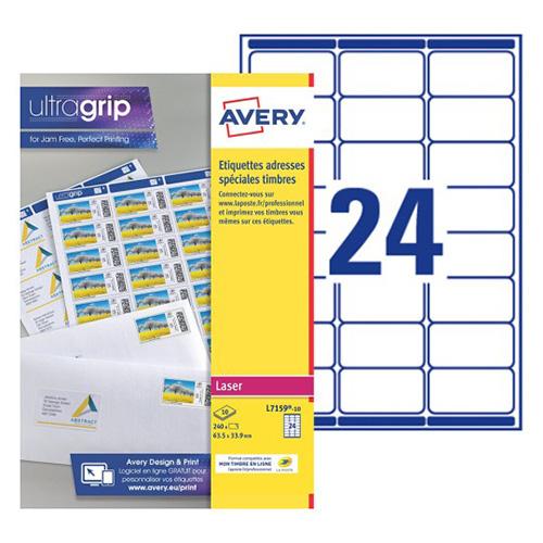 Photo de Etiquette 63.5  x 33.9 mm - Avery L7159  (100) - Blanc - Avery