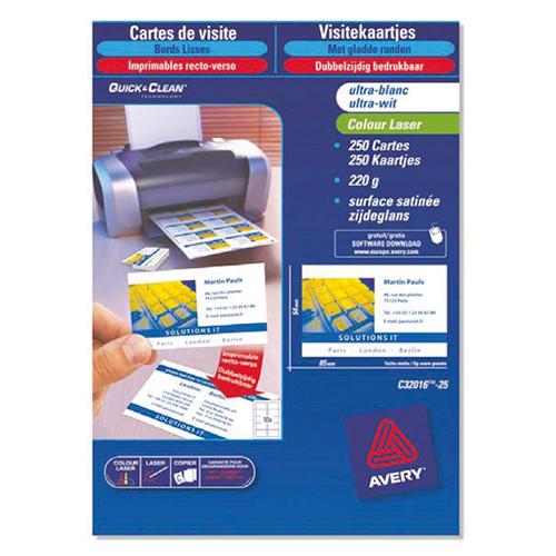 Photo de Cartes de visite - 220 gr - Avery