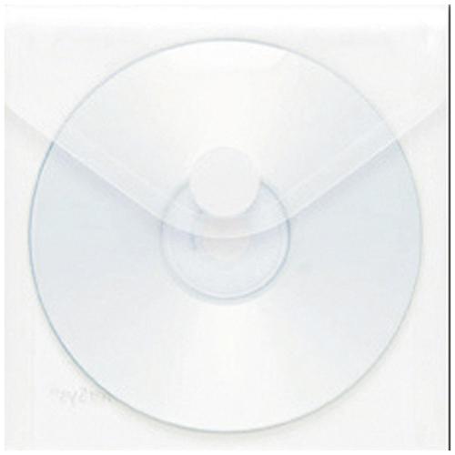 Photo de Pochette PP transparente pour CD sans perforation - Foldersys