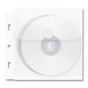 Photo de Pochette PP transparente pour CD avec perforation - Foldersys