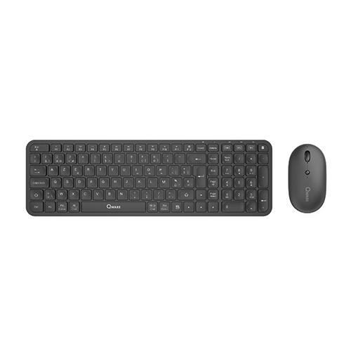 Photo de Kit clavier/souris sans fil Coldfield - Noir - Qware